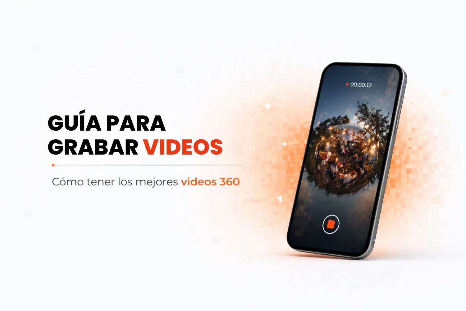 Cómo grabar un vídeo 360 con la app Snap360 en una plataforma giratoria