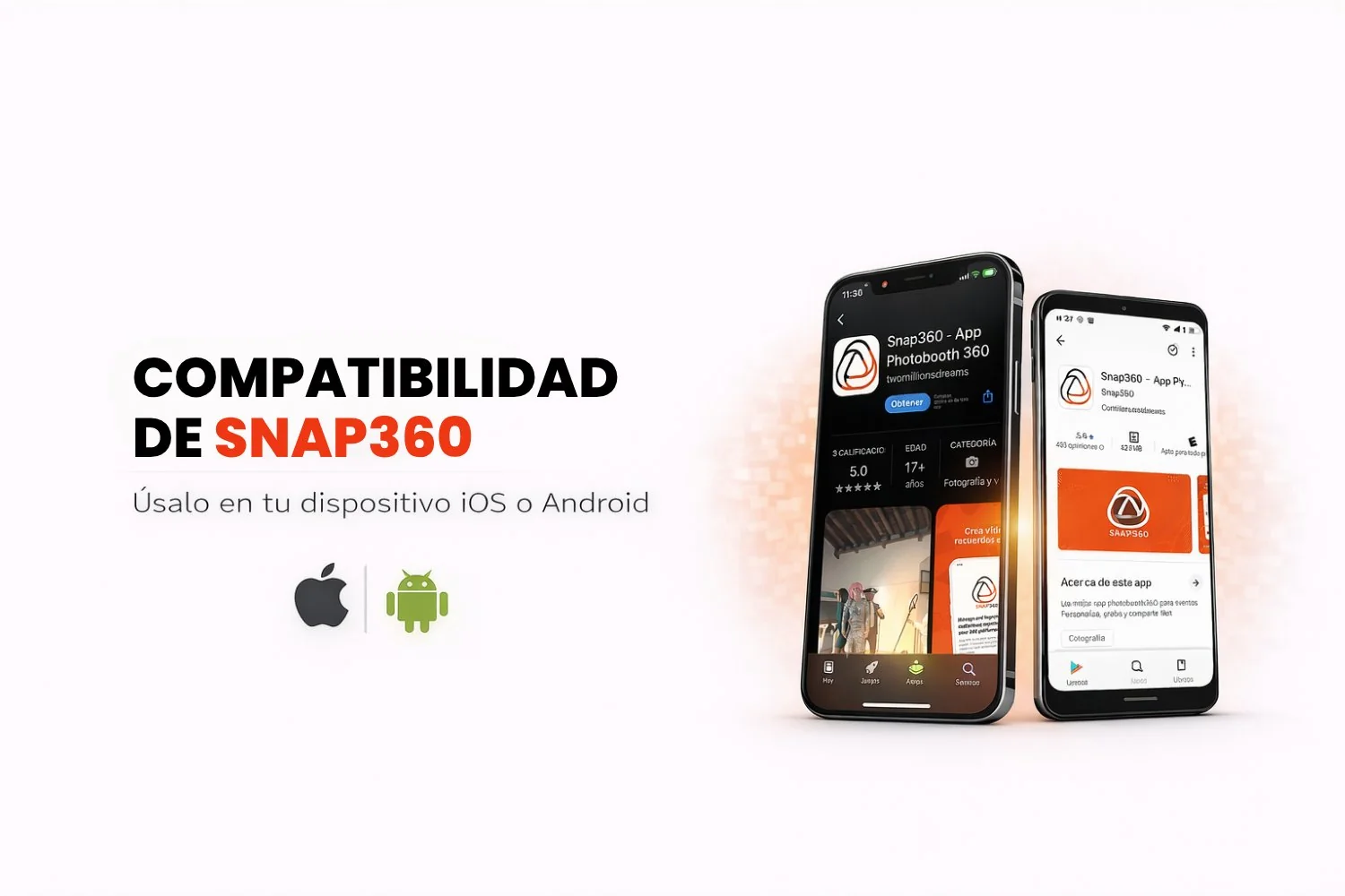 Snap360 funciona en iPhone, iPad y Android
