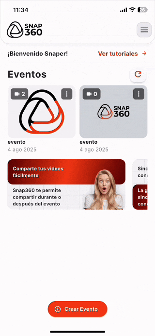 Vídeo 360 con cambios de velocidad hecho con Snap360