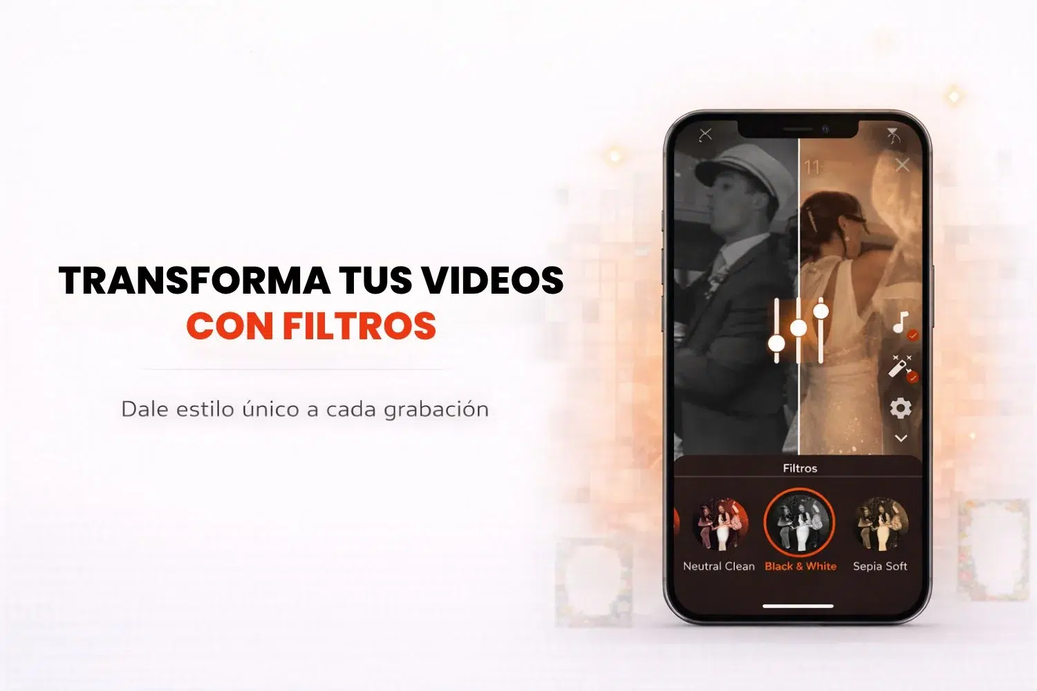 Filtros para dar estilo a los vídeos 360 en la app Snap360