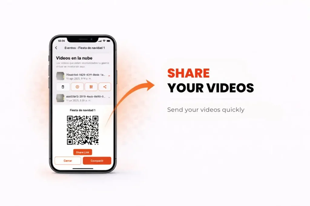 Um vídeo viral de cabine 360 gravado em um evento com Snap360App
