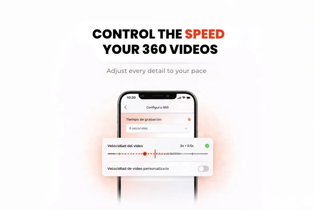 Snap360 দিয়ে iPhone ও Android-এ 360 ভিডিওর গতি বদলানো