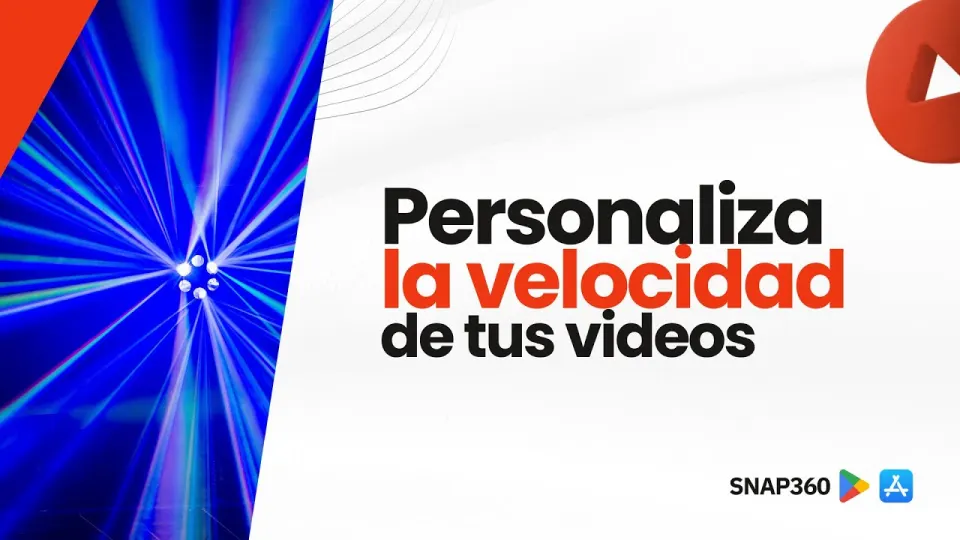 Velocidad de vídeo personalizada | Snap360